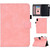 iPad 2025 / 2022 Cowhide Texture Tablet Leather Smart Case - Rose Gold