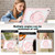 iPad 2025 / 2022 Crystal Armor PC Hybrid TPU Tablet Case - Pink