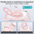 iPad 2025 / 2022 Crystal Armor PC Hybrid TPU Tablet Case - Pink