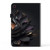 iPad 2025 / 2022 Crystal Texture Painted Leather Tablet Case - Purple Lotus