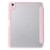 iPad 2025 / 2022 Deformation Transparent Acrylic Leather Tablet Case - Pink