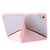 iPad 2025 / 2022 Deformation Transparent Acrylic Leather Tablet Case - Pink