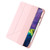 iPad 2025 / 2022 Deformation Transparent Acrylic Leather Tablet Case - Pink