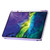 iPad 2025 / 2022 Deformation Transparent Acrylic Leather Tablet Case - Purple
