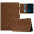 iPad 2025 / 2022 Diamond Texture Embossed Leather Smart Tablet Case - Brown