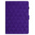 iPad 2025 / 2022 Diamond Texture Embossed Leather Smart Tablet Case - Purple