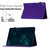iPad 2025 / 2022 Diamond Texture Embossed Leather Smart Tablet Case - Purple