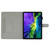 iPad 2025 / 2022 Dot Pattern Leather Smart Tablet Case - Black White