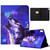 iPad 2025 / 2022 Electric Pressed TPU Smart Leather Tablet Case - Butterfly Wolf