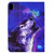 iPad 2025 / 2022 Electric Pressed TPU Smart Leather Tablet Case - Butterfly Wolf