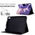 iPad 2025 / 2022 Electric Pressed TPU Smart Leather Tablet Case - Strawberry Bunny
