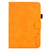iPad 2025 / 2022 Embossed Smile Flip Tablet Leather Smart Case - Khaki