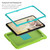 iPad 2025 / 2022 EVA + PC Shockproof Tablet Case with Waterproof Frame - Grass Green