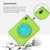 iPad 2025 / 2022 EVA + PC Shockproof Tablet Case with Waterproof Frame - Grass Green