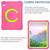 iPad 2025 / 2022 EVA + PC Tablet Protective Case with 360 Rotating Bracket - Rose Red+Grass Green