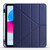 iPad 2025 / 2022 Four-corner Airbag Deformation Tablet Leather Case - Dark Blue