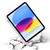 iPad 2025 / 2022 Four-corner Airbag Deformation Tablet Leather Case - Ice Blue
