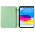 iPad 2025 / 2022 Four-corner Airbag Deformation Tablet Leather Case - Matcha Green
