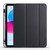 iPad 2025 / 2022 Four-corner Airbag Shockproof Three-fold Tablet Leather Case - Black
