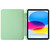 iPad 2025 / 2022 Four-corner Airbag Shockproof Three-fold Tablet Leather Case - Matcha Green