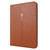 iPad 2025 / 2022 GEBEI Silk Texture Flip Tablet Leather Case - Brown