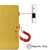 iPad 2025 / 2022 Glossy Glitter Powder Horizontal Flip Leather Tablet Case - Gold