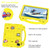 iPad 2025 / 2022 Handle Kickstand Children EVA Shockproof Tablet Case - Yellow