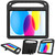 iPad 2025 / 2022 Handle Portable EVA Shockproof Tablet Case - Black