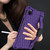 iPad 2025 / 2022 Honeycomb Design EVA + PC Anti Falling Tablet Protective Case - Purple Black