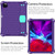 iPad 2025 / 2022 Honeycomb Design EVA + PC Anti Falling Tablet Protective Case - Purple Mint Green iPad 2025 / 2022 Honeycomb Design EVA + PC Anti Falling Tablet Protective Case - Purple Mint Green