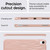 iPad 2025 / 2022 Jelly Color Water Ripple TPU Tablet Case - Pink