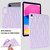 iPad 2025 / 2022 Jelly Color Water Ripple TPU Tablet Case - Purple