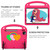 iPad 2025 / 2022 Love Small Palm Holder EVA Tablet Case - Rose Red