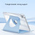 iPad 2025 / 2022 Magnetic Split Leather Smart Tablet Case - Grey