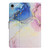 iPad 2025 / 2022 Marble Pattern Leather Smart Tablet Case - Pink Blue