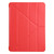 iPad 2025 / 2022 Millet Texture PU + Silicone 3-folding Leather Tablet Case - Red iPad 2025 / 2022 Millet Texture PU + Silicone 3-folding Leather Tablet Case - Red