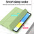 iPad 2025 / 2022 Multi-folding TPU Leather Smart Tablet Case - Lavender Grey