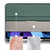iPad 2025 / 2022 Mutural PC + TPU Shockproof Leather Tablet Case - Green