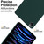 iPad 2025 / 2022 Oil Spray Skin-friendly TPU Tablet Case - Deep Green