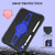 iPad 2025 / 2022 Punk Stand PC Hybrid Silicone Tablet Case with Shoulder Strap - Black Blue