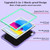 iPad 2025 / 2022 Punk Stand PC Hybrid Silicone Tablet Case with Shoulder Strap - Purple Teal