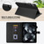 iPad 2025 / 2022 Rhombus Lattice Leather Smart Tablet Case - Black