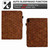 iPad 2025 / 2022 Rhombus TPU Smart Leather Tablet Case - Brown