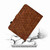 iPad 2025 / 2022 Rhombus TPU Smart Leather Tablet Case - Brown