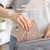 iPad 2025 / 2022 Rotation Handle Holder Silicone Hybrid PC Tablet Case - Light Coffee