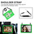iPad 2025 / 2022 Shield 360 Rotation Handle EVA Shockproof PC Tablet Case - Green Beige