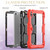 iPad 2025 / 2022 Shockproof Silicone + PC Protective Tablet Case - Black + Red