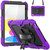 iPad 2025 / 2022 Silicone + PC Full Body Protection Tablet Case - Purple