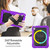 iPad 2025 / 2022 Silicone + PC Full Body Protection Tablet Case - Purple