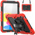 iPad 2025 / 2022 Silicone + PC Full Body Protection Tablet Case - Red